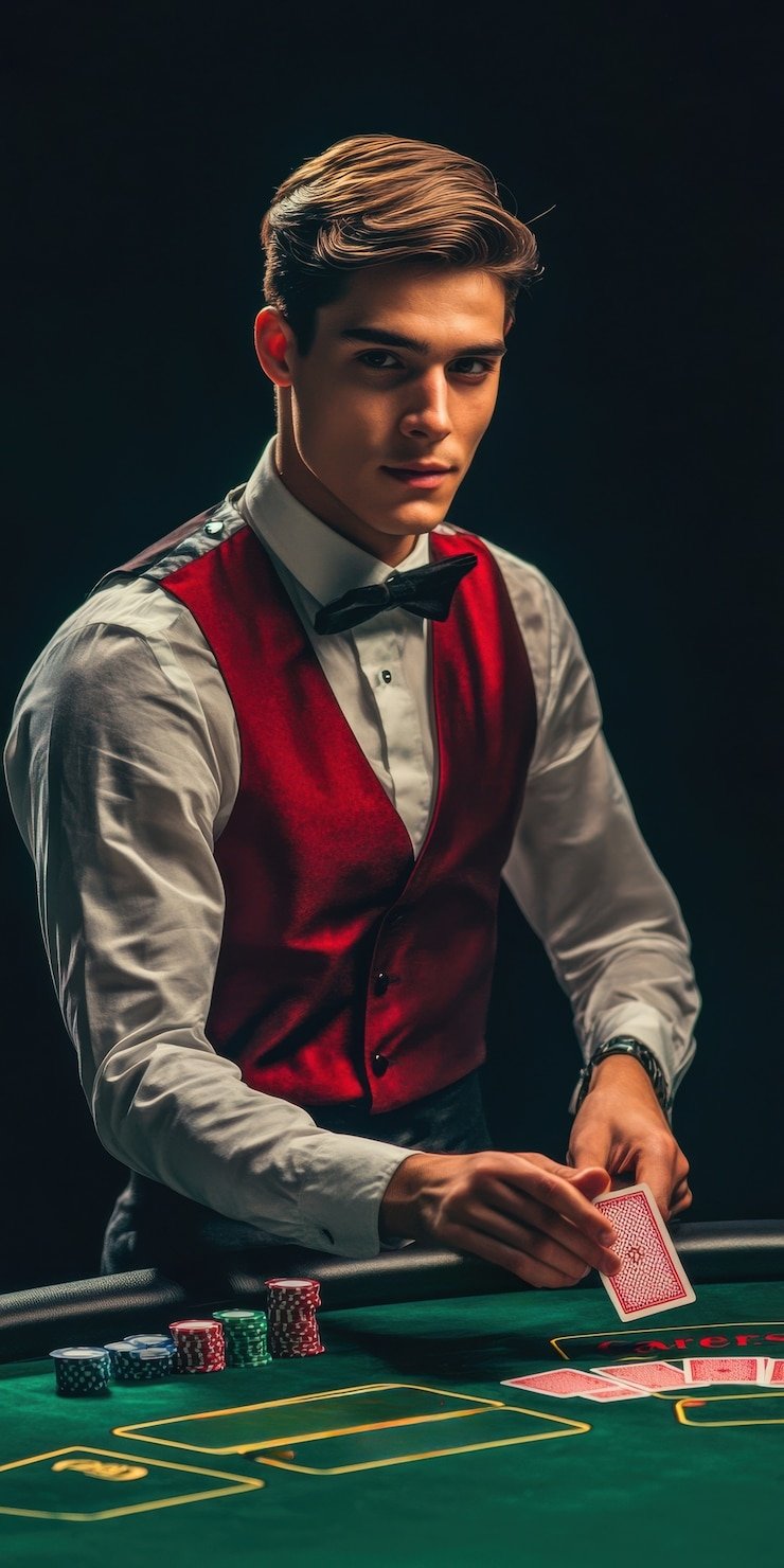 Texas Hold'em Bonus live dealer table on mpo1881 login showing community cards and player hand